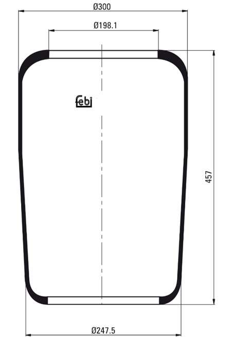 BOLSA AIRE TRA OH1621 OH1628 L  20CM BOCAS 460CM ALTO FEBI