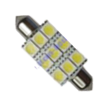 BOMBILLO CABINA 12V 9 LED 39MM PLACA CUADRADO
