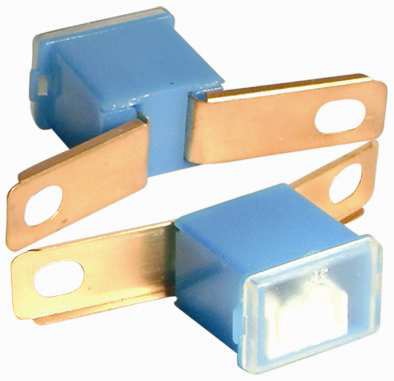FUSIBLE MACHO PATA ABIERTA 20A 45MM 32V BLANCO