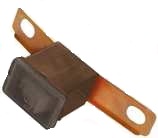 FUSIBLE MACHO PATA ABIERTA 70A 45MM 32V MARRON