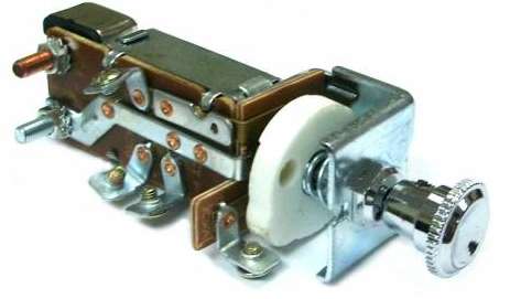 SWITCH CAMBIO LUCES CON ROSTATO 12 V 30 AMP 11 OHMS