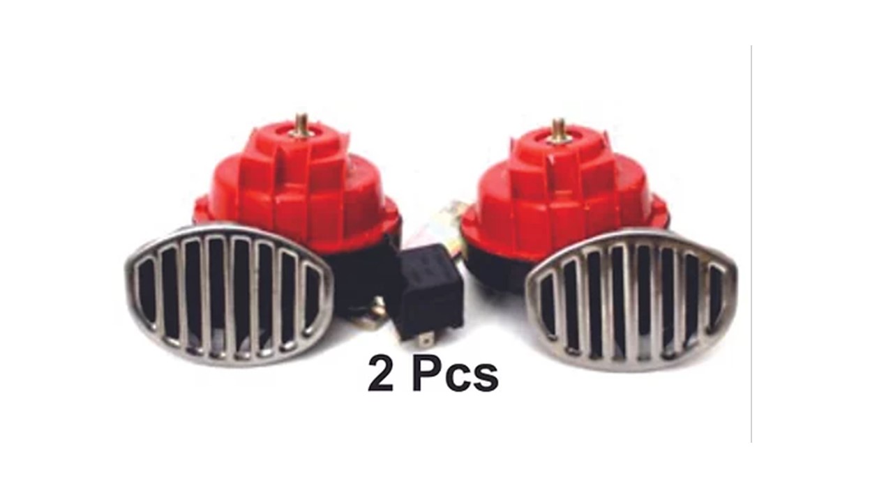 JGO PITO CARACOL ROJO  C/RELAY 12V