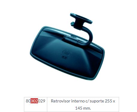 ESPEJO RETROVISOR INTERNO CON SOPORTE