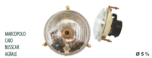 FAROL PRINC REDONDO 5 3/4 H1 SIN LUZ  PARQUE CAIO APACHE