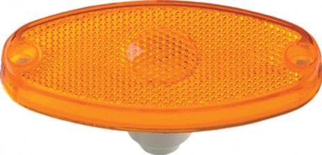 FAROL LATERAL CON RETROREFLECTOR AMBAR