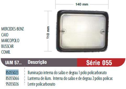 FAROL INTERIOR SUPERIOR GRADAS BUSSCAR
