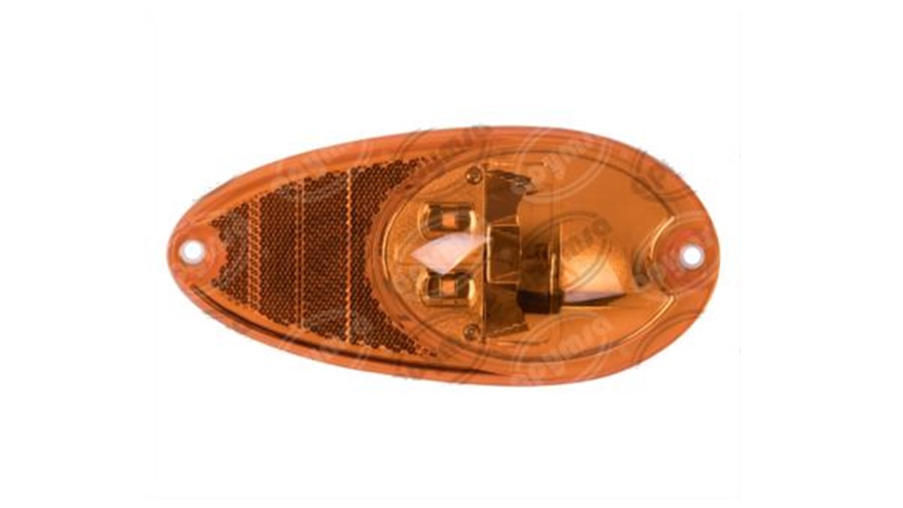 FAROL CARROCERIA LATERAL AMBAR 10-30 V 5 LED MARCOPOLO G7
