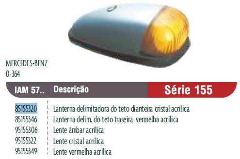 LUZ POSICION LATERAL TECHO ROJA