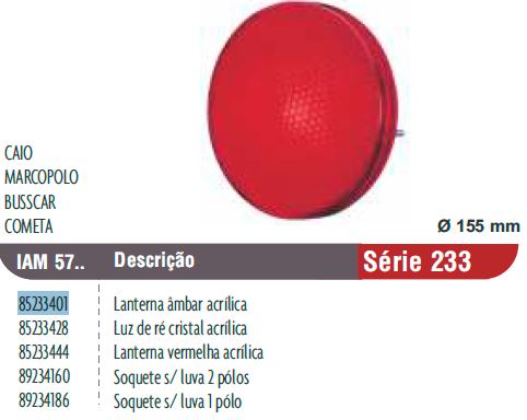 FAROL DIRECCIONAL TRASERO BUSSCAR/URBANUS