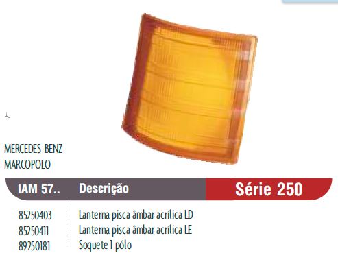 FAROL DIRECCIONAL IZQUIERDO DELANTE MARCOPOLO TORINO