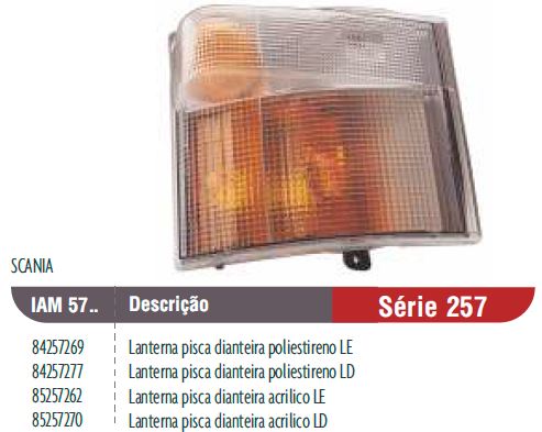 FAROL DIRECCIONAL DELANTERO IZQ SCANIA SERIE 4