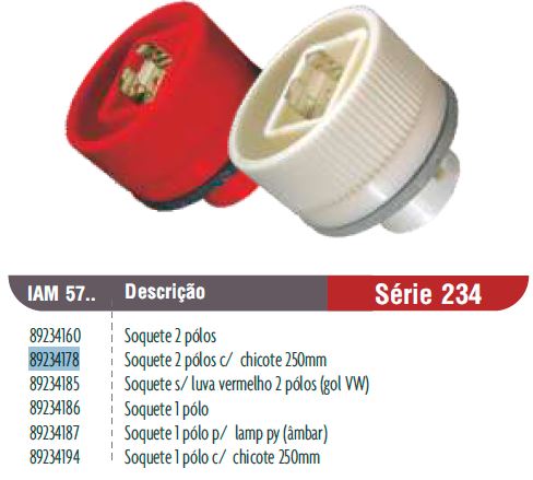 PORTABOMBILLO 2 CONTACTOS CON CABLE