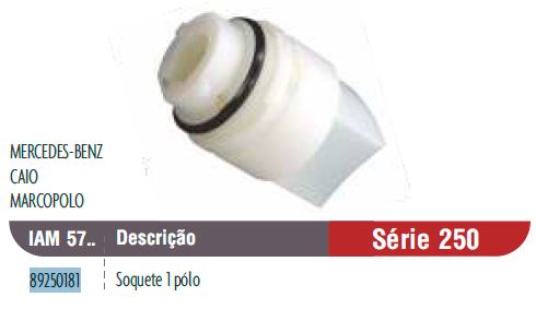 PORTABOMBILLO 1 CONTACTO FAROL DIRECCIONAL DELANTERO IZQ/DER