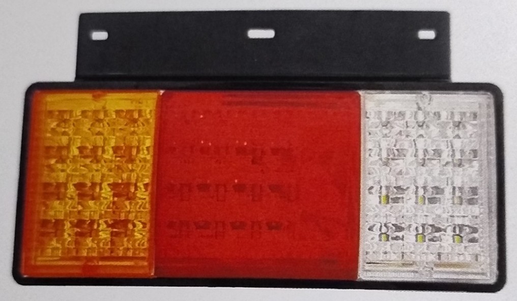 JUEGO STOP RECTANGULAR LED 3 LUCES12V-24V