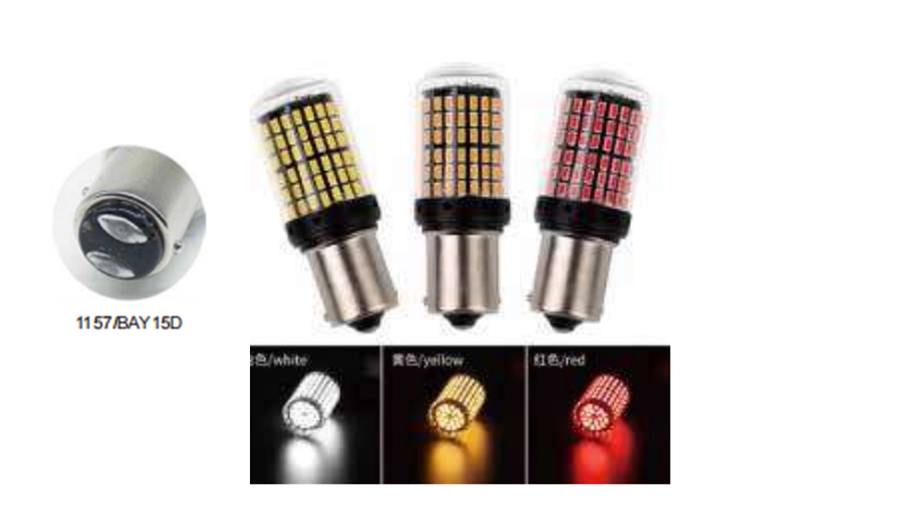 JGO BOMBILLO LED 2 CONT 12-24V P21BAY15d PIN DESIGUALES BLAN