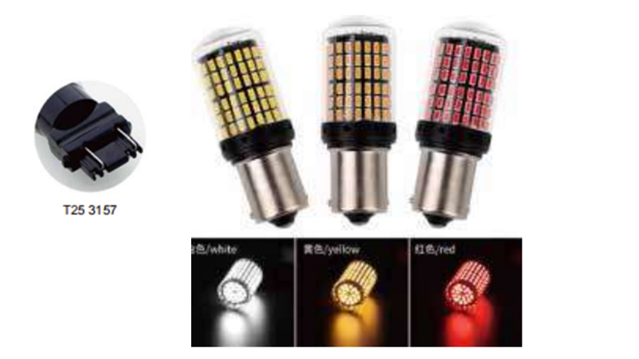 JGO BOMBILLO LED BASE PLASTICA. 2 CONT.12-24V  ROJO