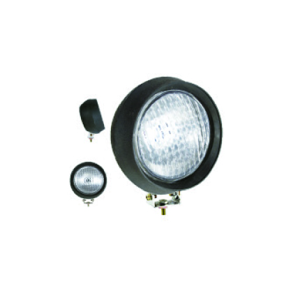 HALOGENO REDONDO 4" CAUCHO 12V SELLADO