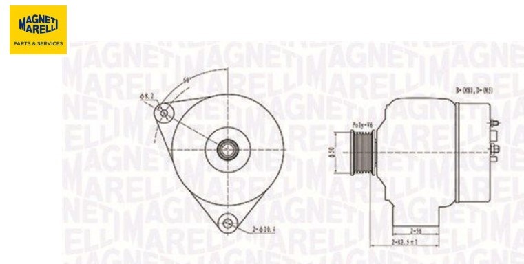 ALTERNADOR 12V 115 AMP W163 M112 MAHLE