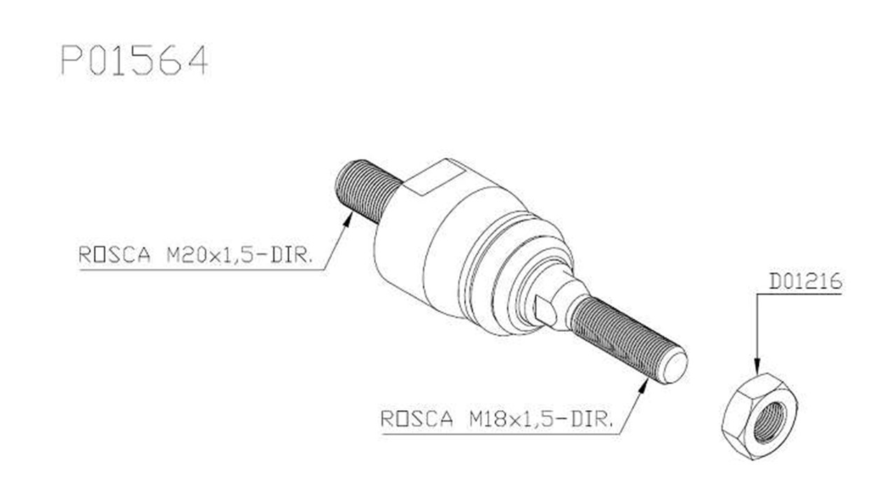ARTICULACION AXIAL DIRECCION RE61835