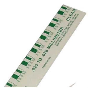 PLASTIGAGE VERDE 1 AL 3 .025 A .076