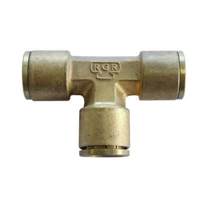 UNION METALICA EN T ACOPLE RAPIDO 1/4"