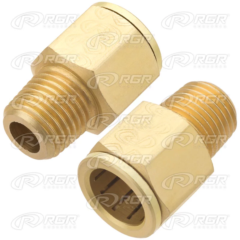 CONECTOR RAPIDO MACHO RECTO 08-1/8"