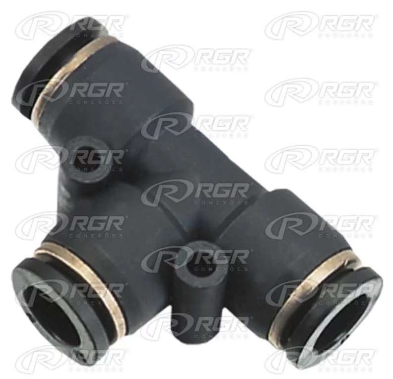 UNION PLASTICA EN T ACOPLE RAPIDO 1/4"