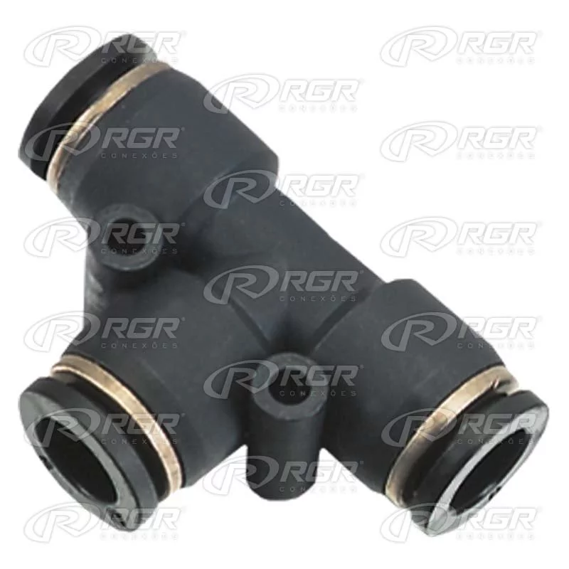 UNION PLASTICA EN T ACOPLE RAPIDO 10 MM