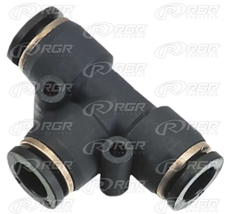 UNION PLASTICA EN T ACOPLE RAPIDO 12 MM