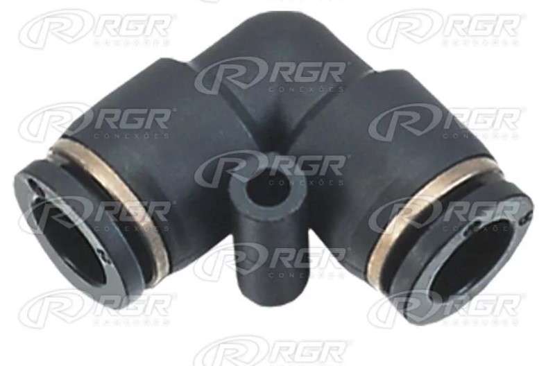 UNION PLASTICA EN L ACOPLE RAPIDO 1/4"