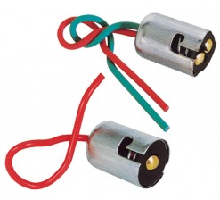 PORTABOMBILLO 1 CONTACTO CON CABLE METALICO