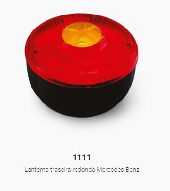 FAROL TRASERO REDONDO MB CON LUZ PLACA