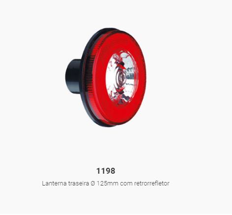 FAROL TRASERO BICOLOR (ROJO/CRISTAL)  TIPO EURO  2 TORNI