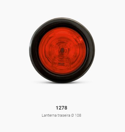 FAROL TRASERO BORDE GOMA CON PORTABOMBILLO CRISTAL