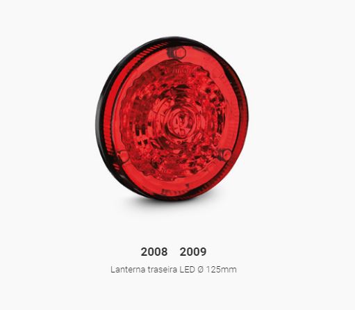 FAROL TRASERO 9 LEDS 24V AMBAR