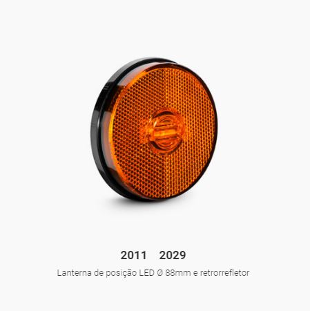 FAROL LATERAL LED ROJO 24V