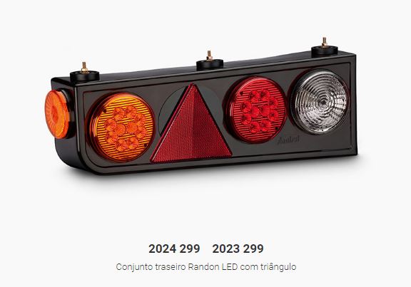 CARCAZA TRASERA IZQUIERDA CON FAROLES 12V Y TRIANGULO