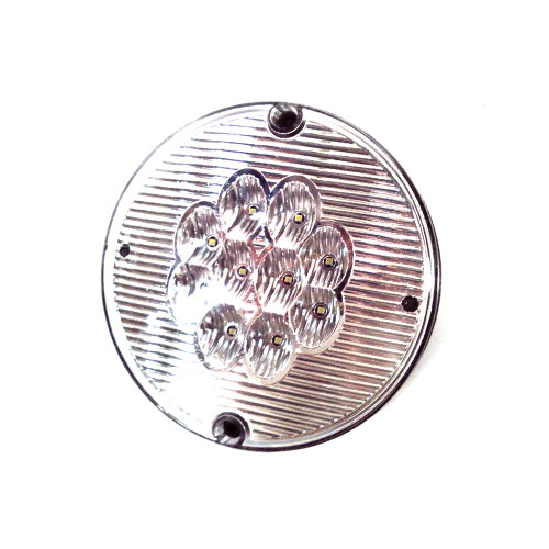 FAROL TRASERO REDONDO CRISTAL 24V 155 MM 10 LEDS