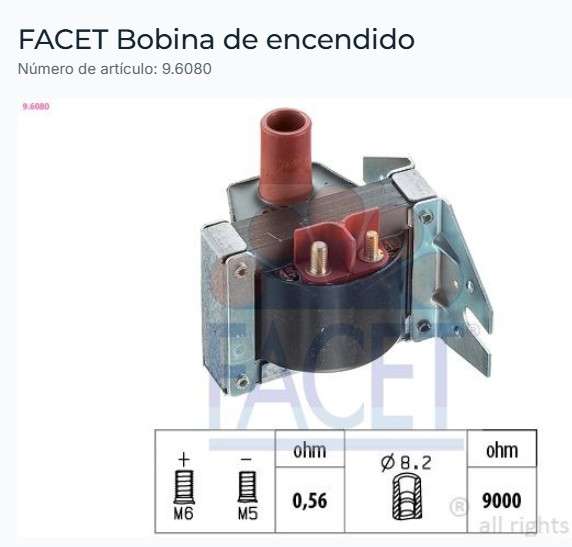 BOBINA ENCENDIDO M102