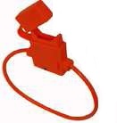 PORTAFUSIBLE C/TAPA FUSIBLE PLUG IN HULE (15201)