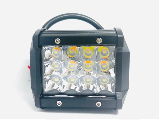 JGO HALOGENO RECT FLACHEO AMBAR BLANCO 10-30V 18W 4"X3"6 LED
