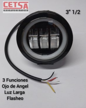 HALOGENO REDON OJO ANGEL 10-30V 30W