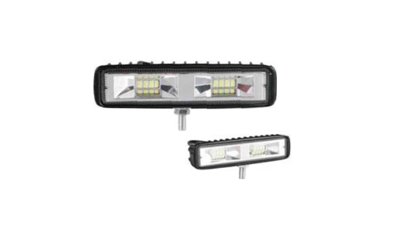 HALOGENO RECTANGULAR 27W   12-24V  6"  16LED COMBO