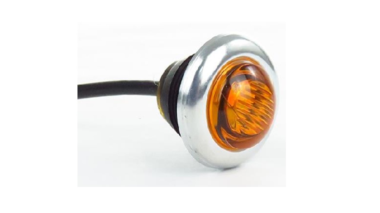 FAROL LUZ PILOTO REDONDO MINI 3LED ROJO 12V