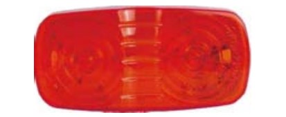FAROL DE PARCHE 12LED ROJO
