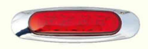 FAROL DELIMITIDORA ROJO 10-30V  4 LED