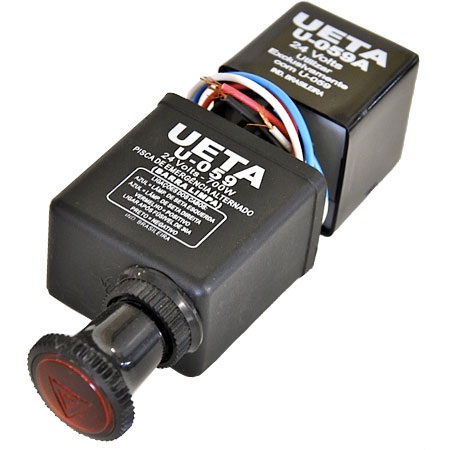 INTERRUPTOR DE EMERGENCIA INTERMITENTE 2 PASOS 24V