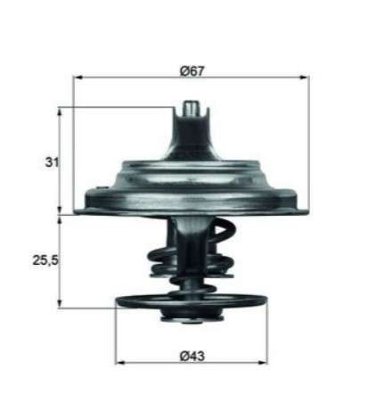 TERMOSTATO MAN D0834 4CIL/ MAN D0836 6CIL EURO V