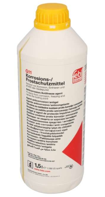 ANTICONGELANTE CONCENTRADO AMARILLO VERDE 1.5L HASTA 1995