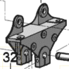 SOPORTE DER BALLESTA DELANTERA VOLKSWAGEN 17.230 OD EURO V